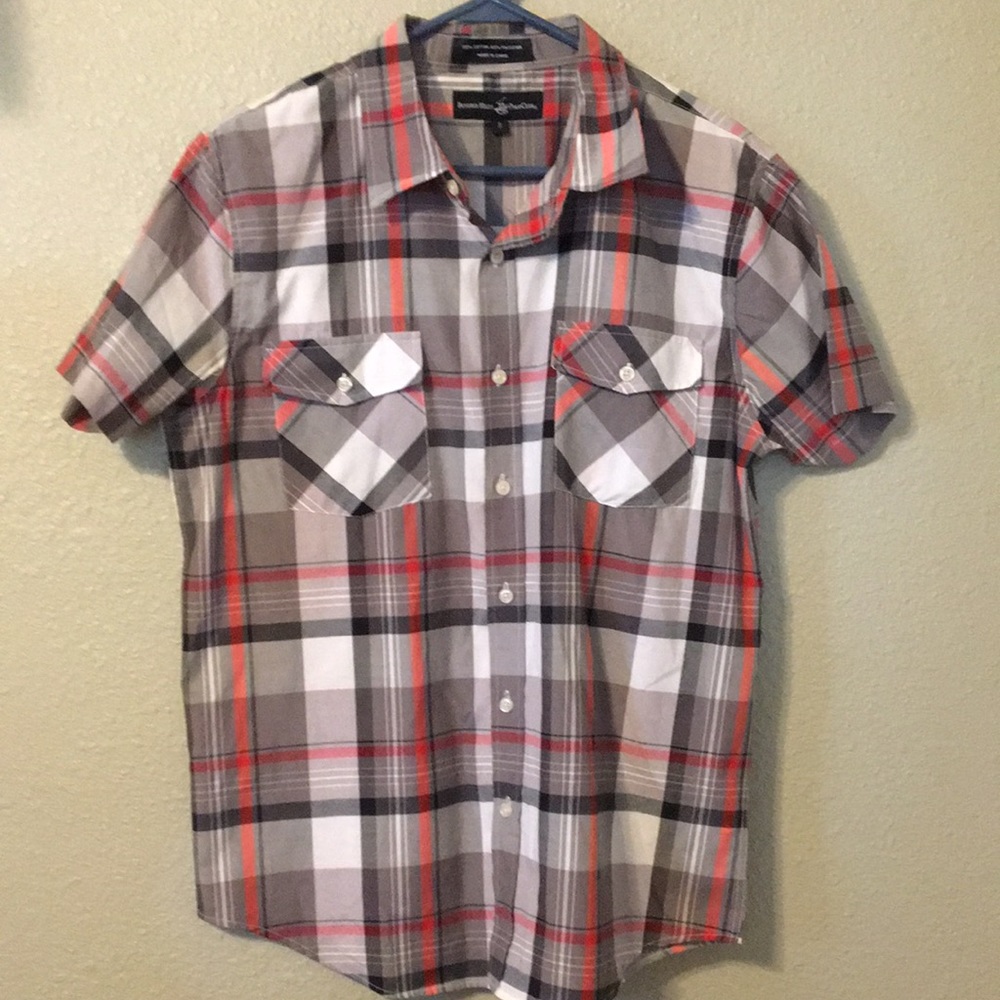 Button front shirt men’s Size Small